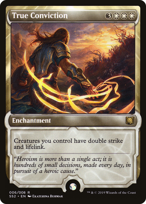 True Conviction (SS2-006) [Misc] Signature Spellbook: Gideon MTG Single Wizards of the Coast