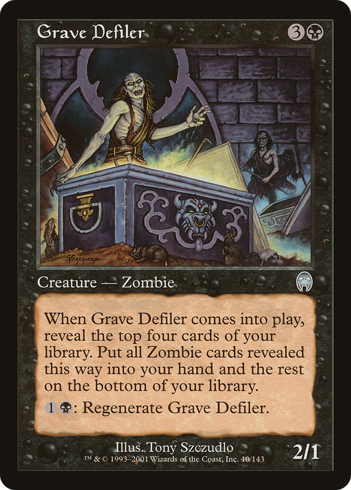 Grave Defiler (APC-040) [Apocalypse] MTG Single Wizards of the Coast