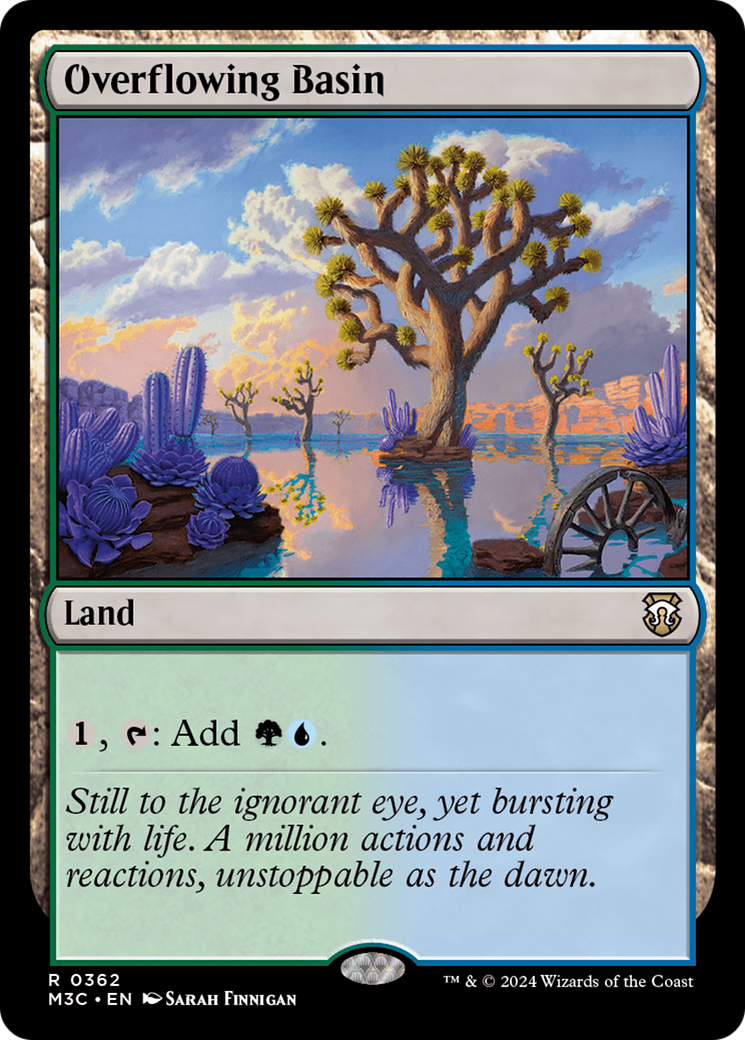 Overflowing Basin (M3C-362) [Modern Horizons 3 Commander] MTG Single Wizards of the Coast