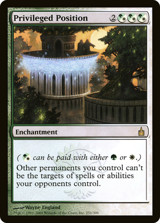 Privileged Position (RAV-251) [Ravnica: City of Guilds] MTG Single Wizards of the Coast