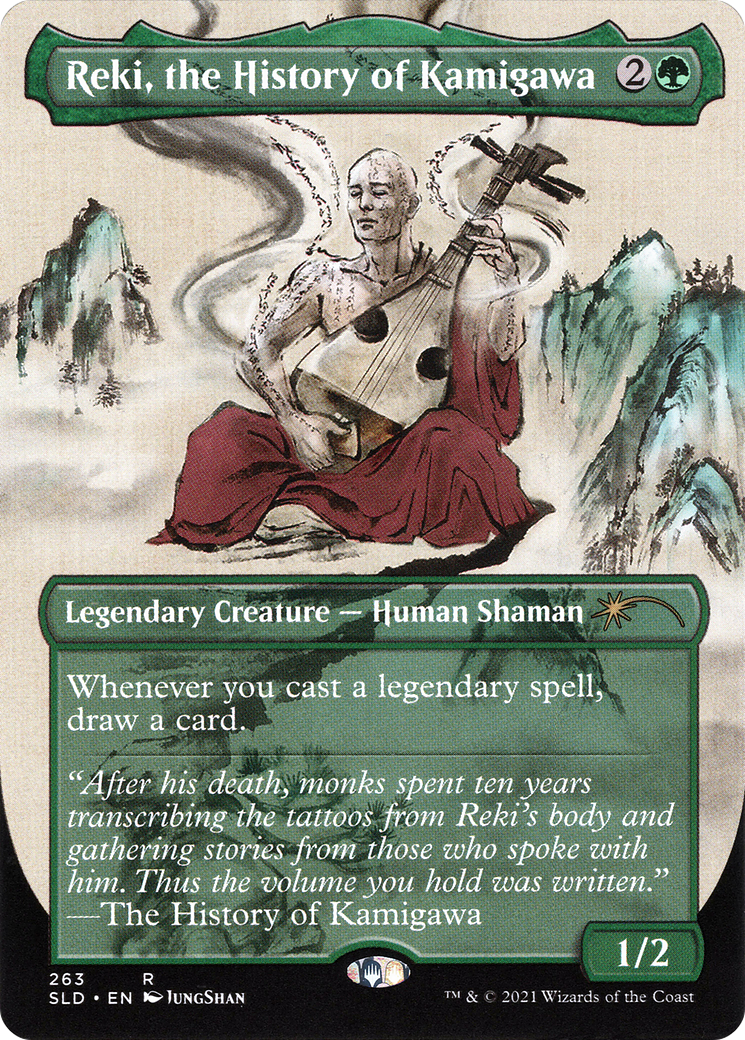 Reki, the History of Kamigawa (SLD-263) [Secret Lair Drop] (Borderless) Foil