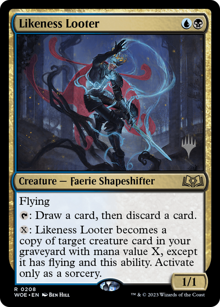 Likeness Looter (PPWOE-208) [Wilds of Eldraine Promos] Foil MTG Single Wizards of the Coast