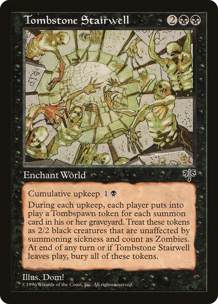 Tombstone Stairwell (MIR-149) [Mirage] MTG Single Wizards of the Coast