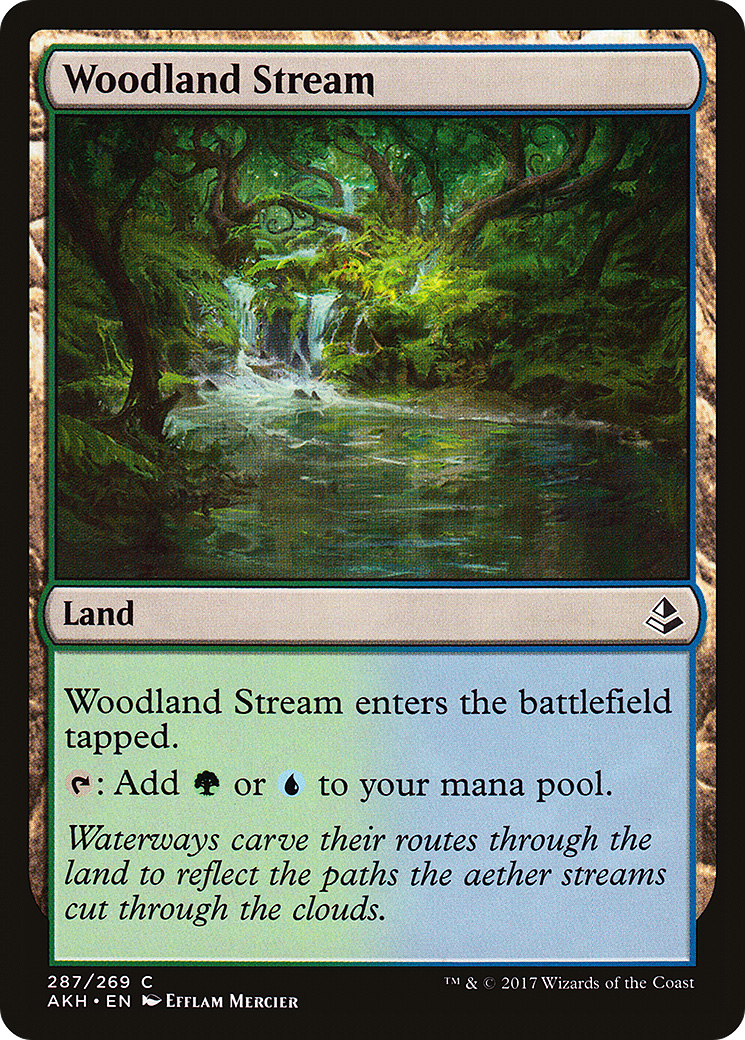Woodland Stream (AKH-287) [Amonkhet] MTG Single Wizards of the Coast