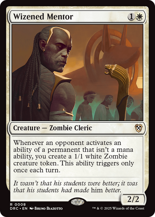 Wizened Mentor (DRC-008) [Aetherdrift Commander] MTG Single Wizards of the Coast