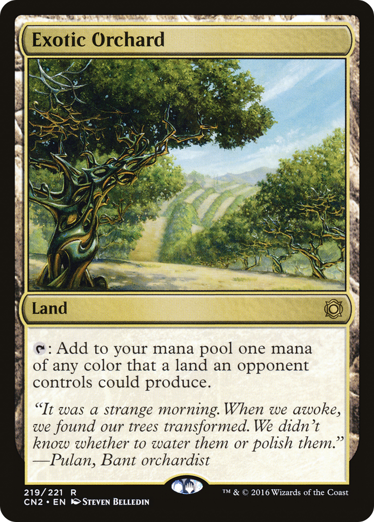 Exotic Orchard (CN2-219) [Conspiracy: Take the Crown] Foil MTG Single Wizards of the Coast