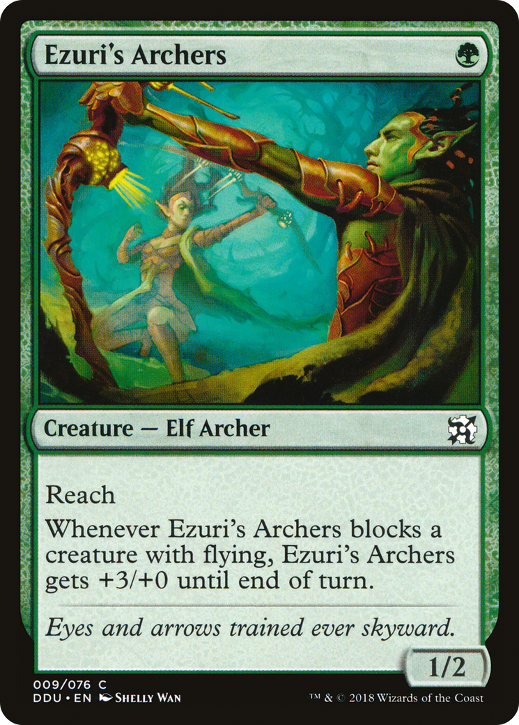 Ezuri's Archers (DDU-009) [Misc] Duel Decks: Elves vs. Inventors MTG Single Wizards of the Coast