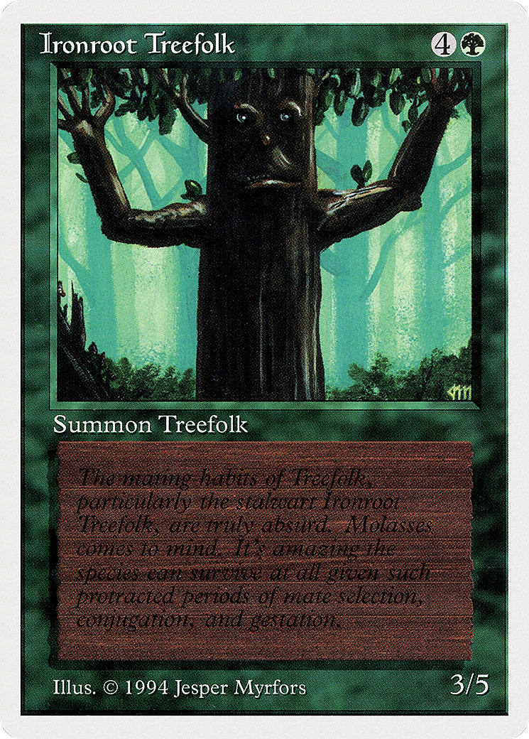 Ironroot Treefolk (SUM-204) [Misc] Summer Magic / Edgar MTG Single Wizards of the Coast