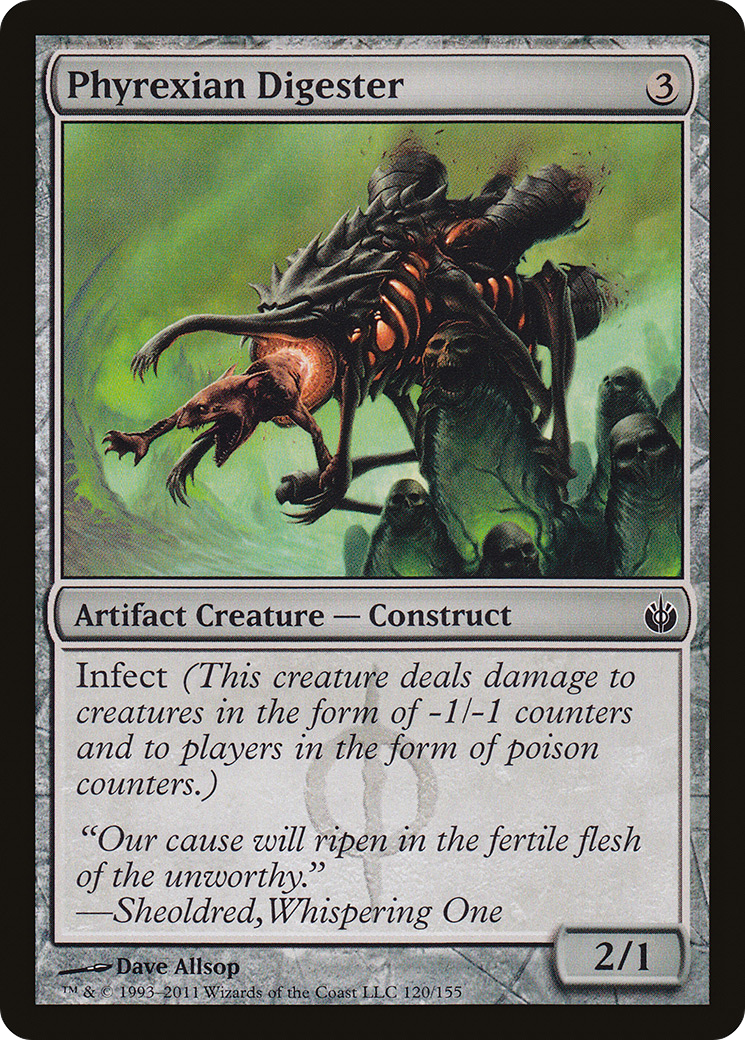 Phyrexian Digester (MBS-120) [Mirrodin Besieged] MTG Single Wizards of the Coast