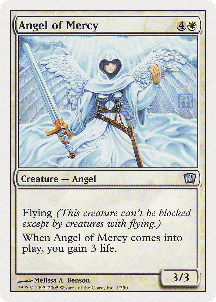 Angel of Mercy (9ED-001) [9th Edition] MTG Single Wizards of the Coast