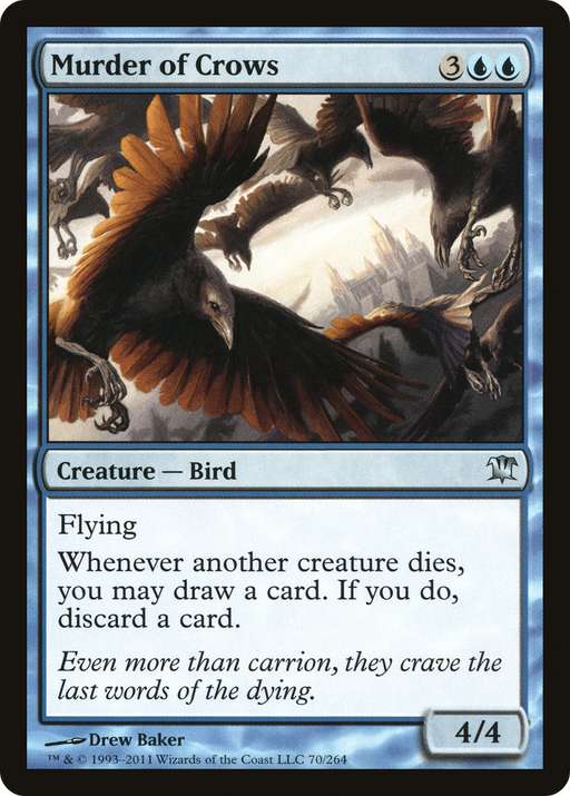 Murder of Crows (ISD-070) [Innistrad] MTG Single Wizards of the Coast