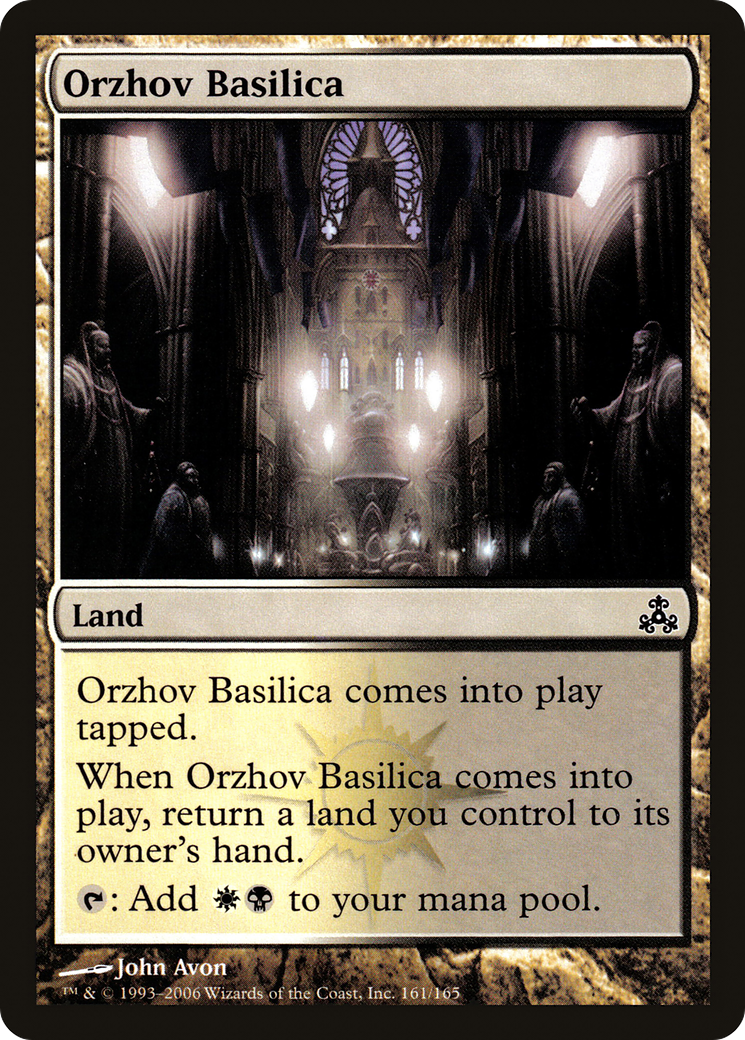 Orzhov Basilica (GPT-161) [Guildpact] Foil MTG Single Wizards of the Coast