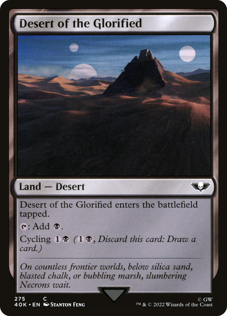 Desert of the Glorified (40K-275) [Warhammer 40,000 Commander] MTG Single Wizards of the Coast
