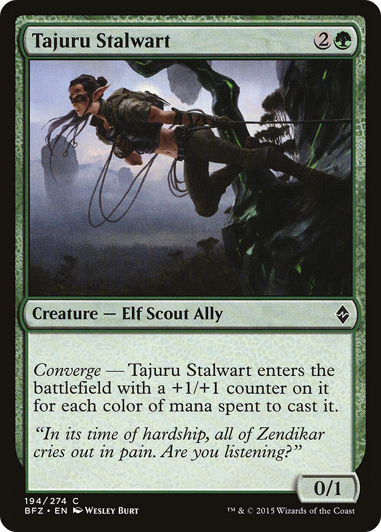 Tajuru Stalwart (BFZ-194) [Battle for Zendikar] MTG Single Wizards of the Coast