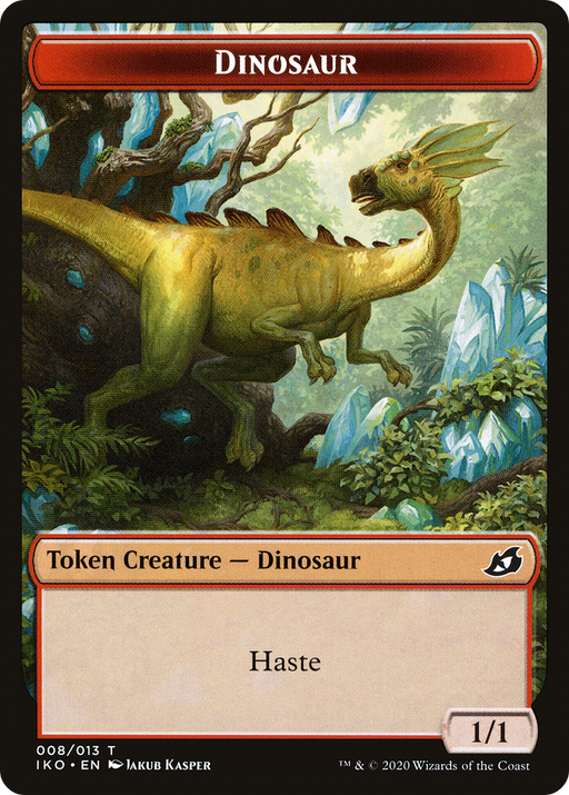 Dinosaur (TIKO-008) [Tokens] Ikoria: Lair of Behemoths Tokens Foil MTG Single Wizards of the Coast