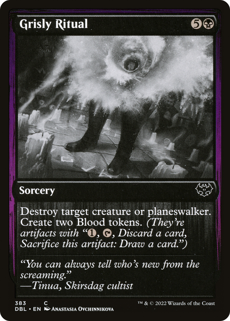 Grisly Ritual (DBL-383) [Innistrad: Double Feature] MTG Single Wizards of the Coast