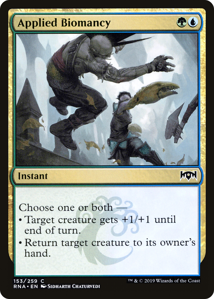 Applied Biomancy (RNA-153) [Ravnica Allegiance] Foil MTG Single Wizards of the Coast