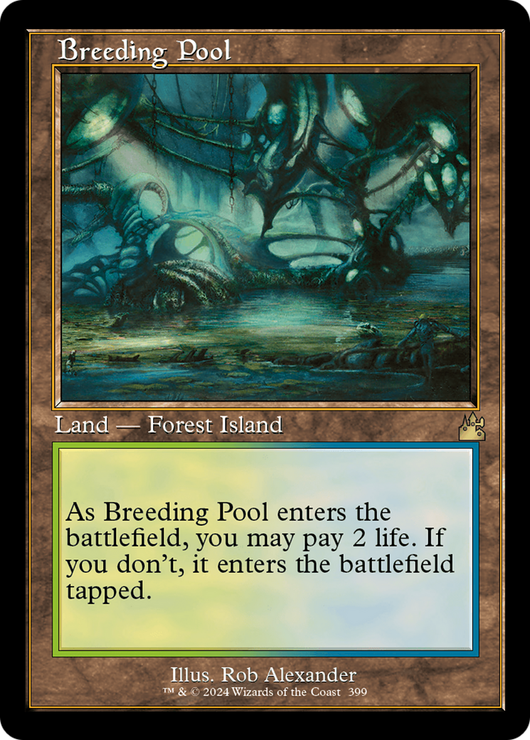 Breeding Pool (RVR-399) [Ravnica Remastered] Foil MTG Single Wizards of the Coast