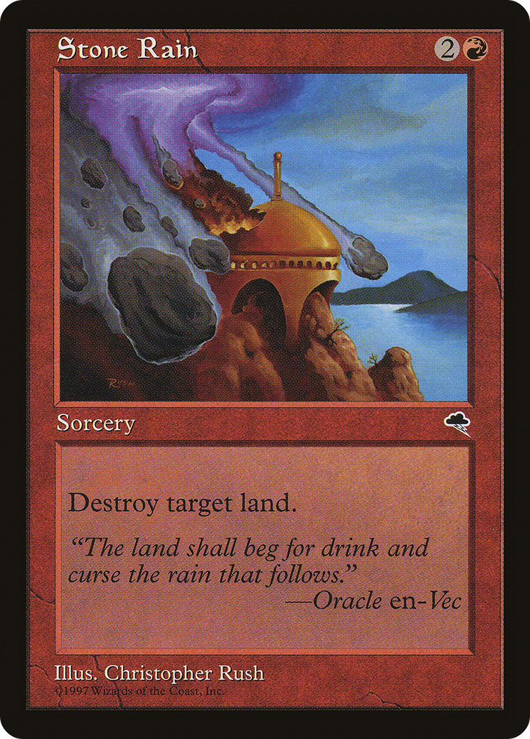 Stone Rain (TMP-206) [Tempest] MTG Single Wizards of the Coast
