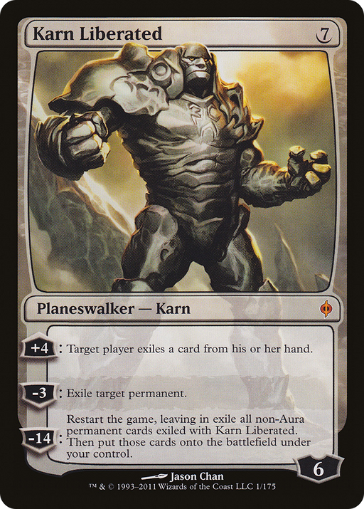 Karn Liberated (NPH-001) [New Phyrexia] MTG Single Wizards of the Coast