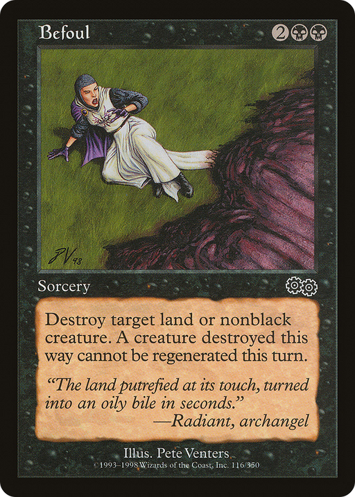 Befoul (USG-116) [Urza's Saga] MTG Single Wizards of the Coast