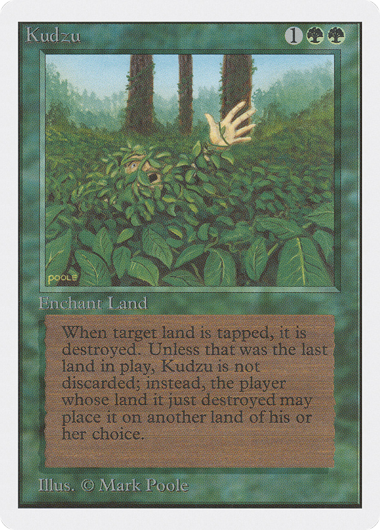 Kudzu (2ED-205) [Oldschool] Unlimited Edition MTG Single Wizards of the Coast