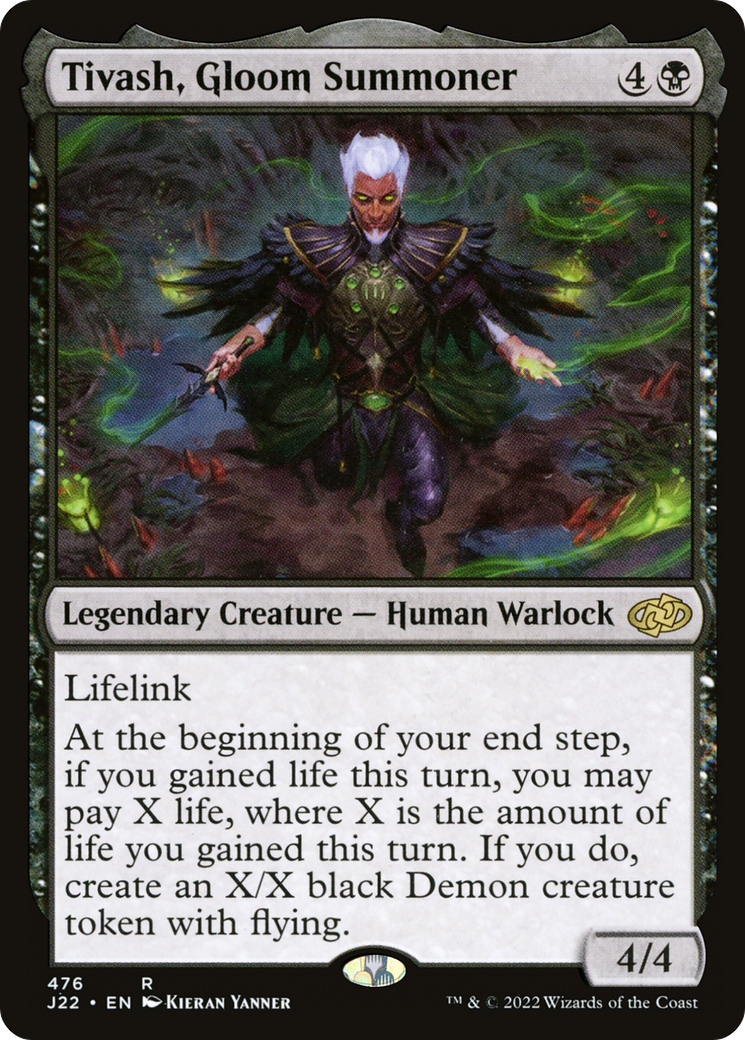 Tivash, Gloom Summoner (J22-476) [Jumpstart 2022] MTG Single Wizards of the Coast