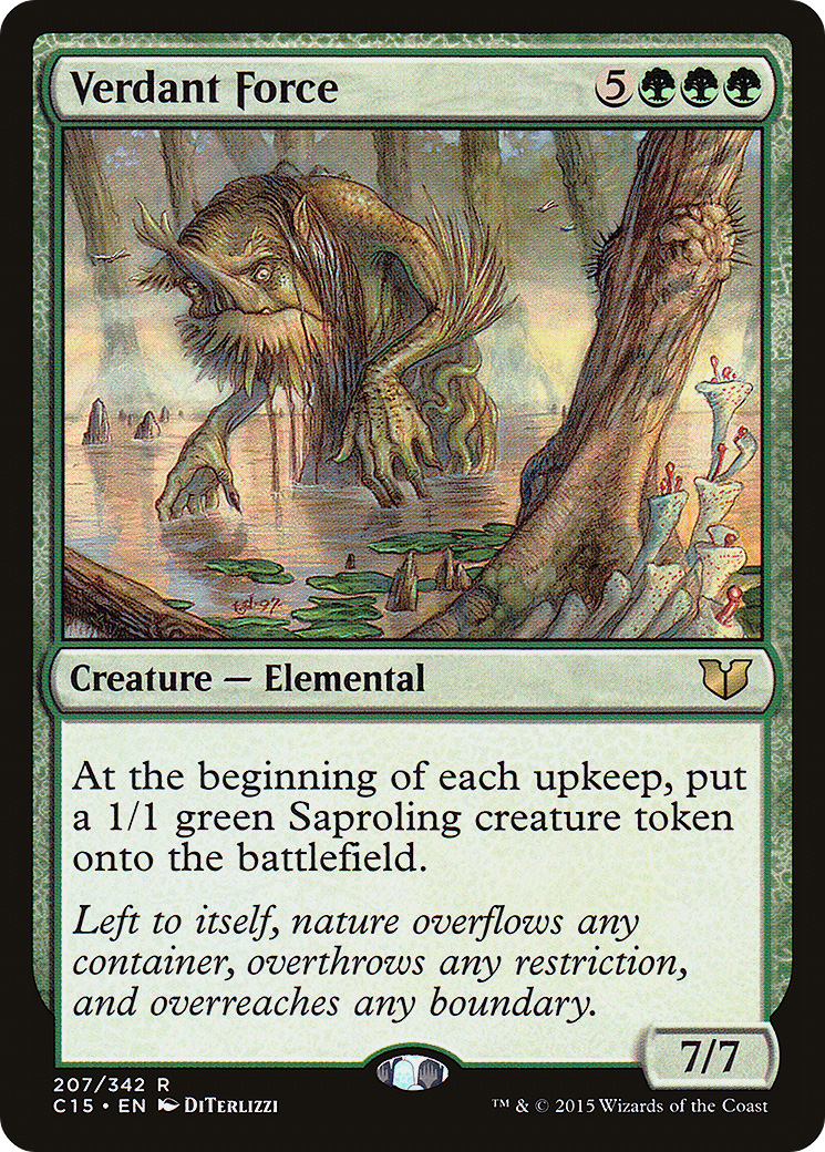 Verdant Force (C15-207) [Commander 2015] MTG Single Wizards of the Coast