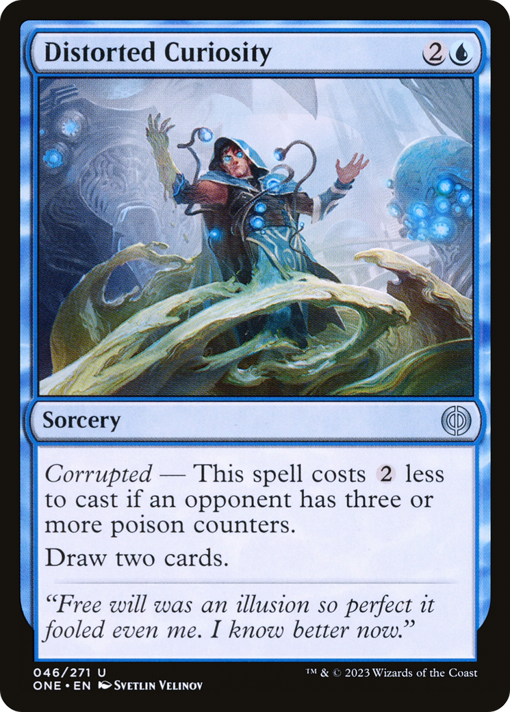 Distorted Curiosity (ONE-046) [Phyrexia: All Will Be One] MTG Single Wizards of the Coast