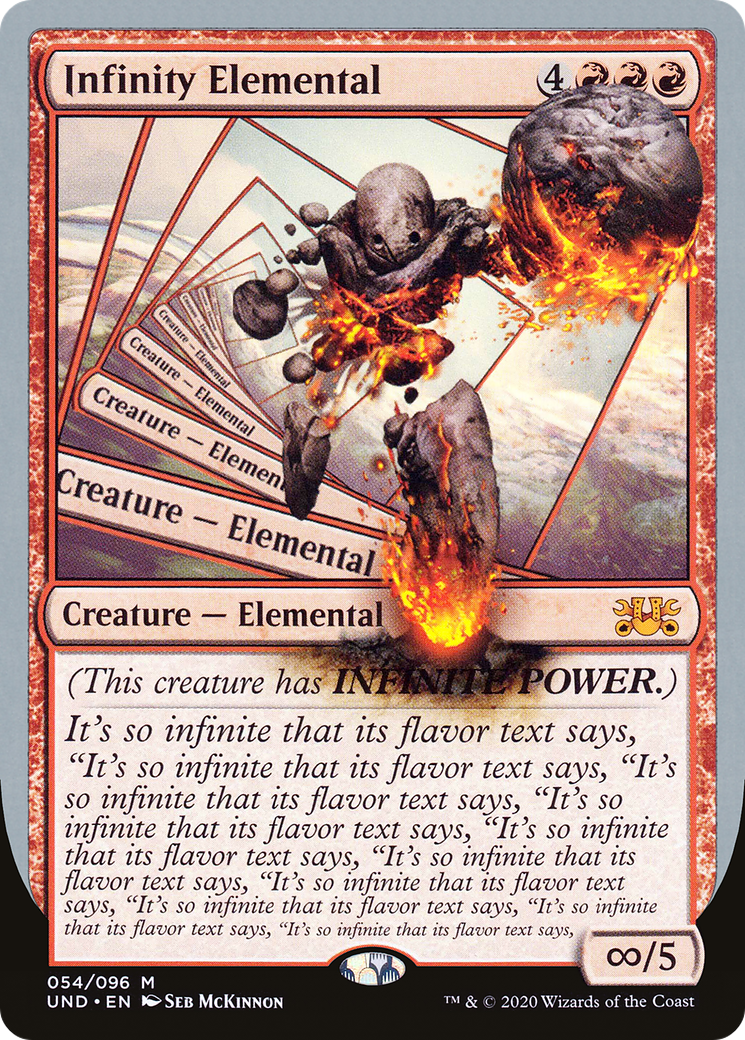 Infinity Elemental (UND-054) [Unsanctioned] MTG Single Wizards of the Coast