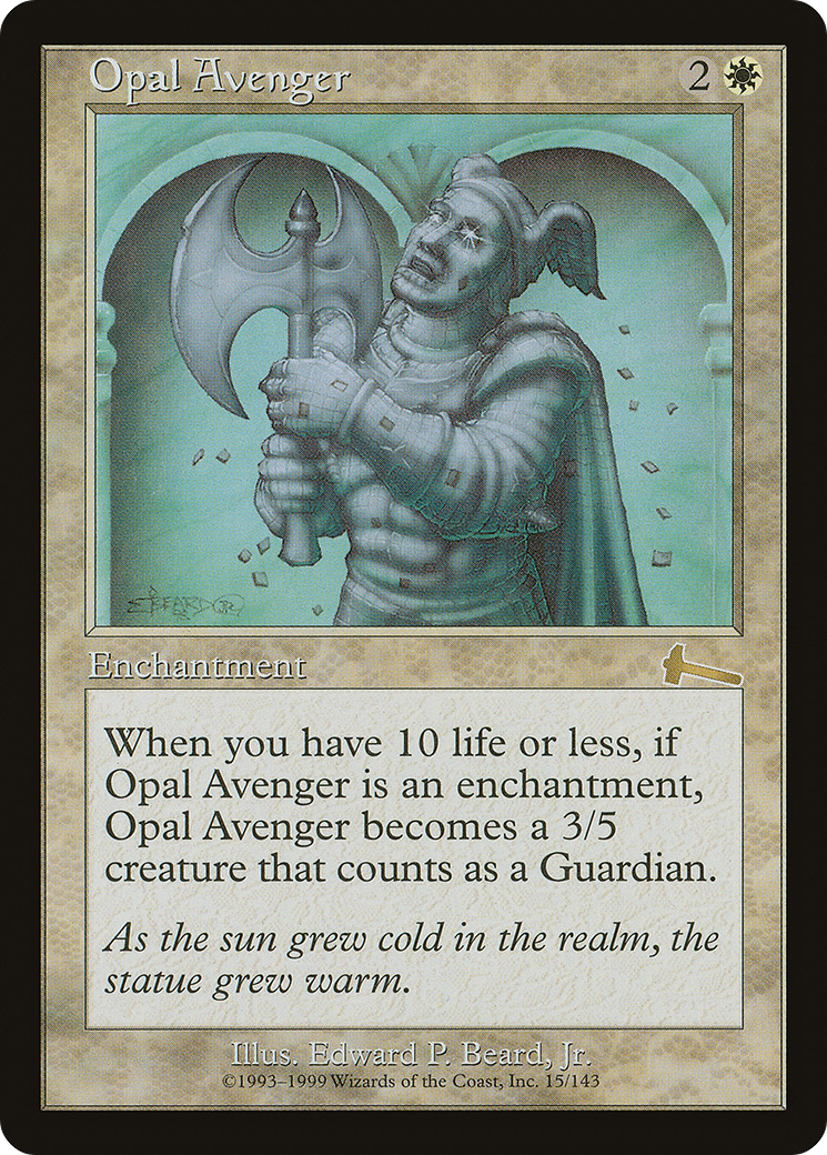 Opal Avenger (ULG-015) [Urza's Legacy] Foil MTG Single Wizards of the Coast