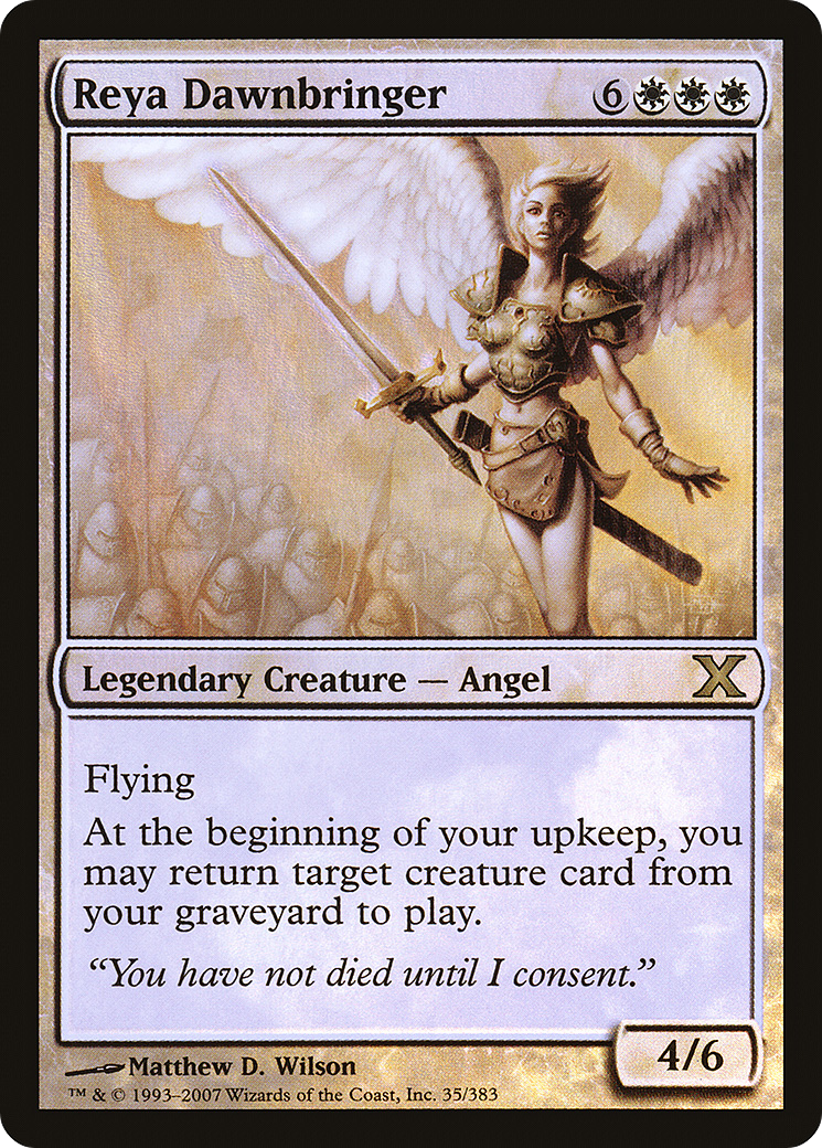 Reya Dawnbringer (10E-35★) [Tenth Edition] Foil MTG Single Wizards of the Coast