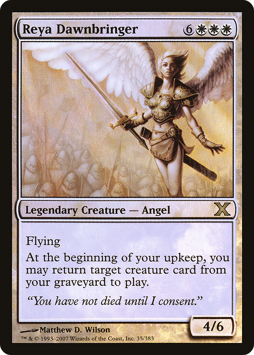 Reya Dawnbringer (10E-35★) [Tenth Edition] Foil MTG Single Wizards of the Coast