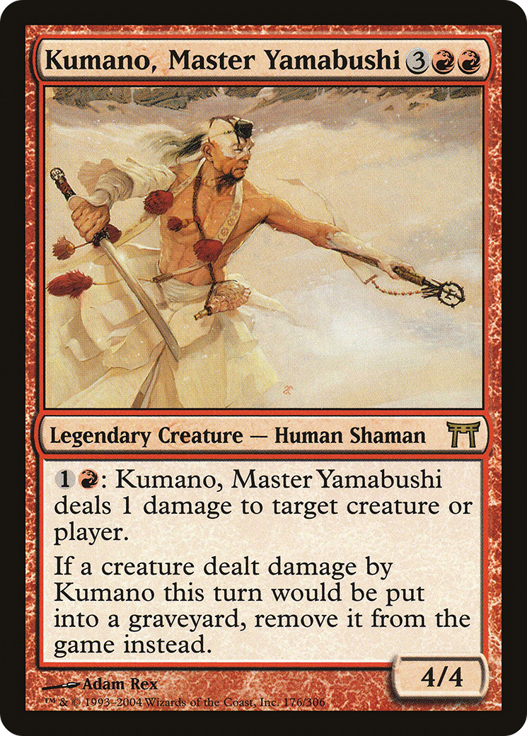 Kumano, Master Yamabushi (CHK-176) [Champions of Kamigawa] Foil MTG Single Wizards of the Coast
