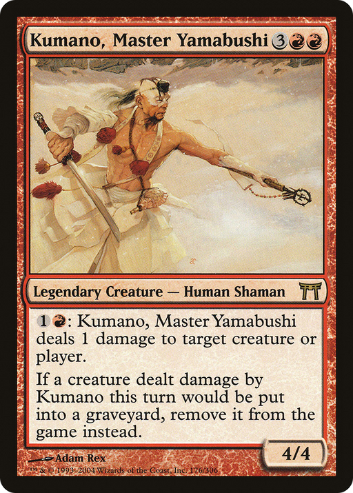 Kumano, Master Yamabushi (CHK-176) [Champions of Kamigawa] MTG Single Wizards of the Coast