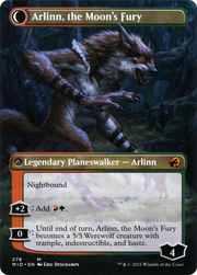 Arlinn, the Pack's Hope (MID-279) [Innistrad: Midnight Hunt] (Borderless) MTG Single Wizards of the Coast