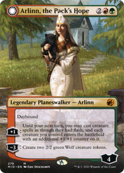 Arlinn, the Pack's Hope (MID-279) [Innistrad: Midnight Hunt] (Borderless) Foil MTG Single Wizards of the Coast