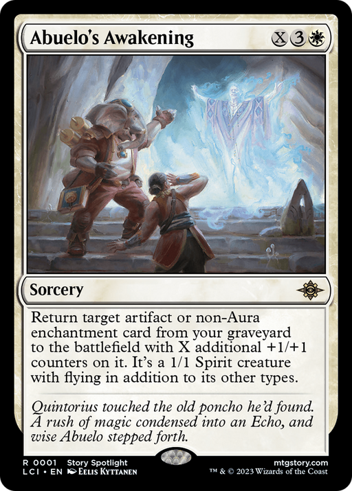 Abuelo's Awakening (LCI-001) [The Lost Caverns of Ixalan] Foil MTG Single Wizards of the Coast
