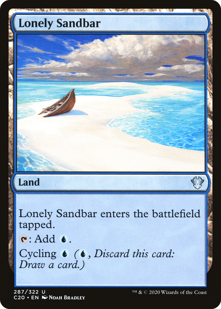 Lonely Sandbar (C20-287) [Commander 2020] MTG Single Wizards of the Coast