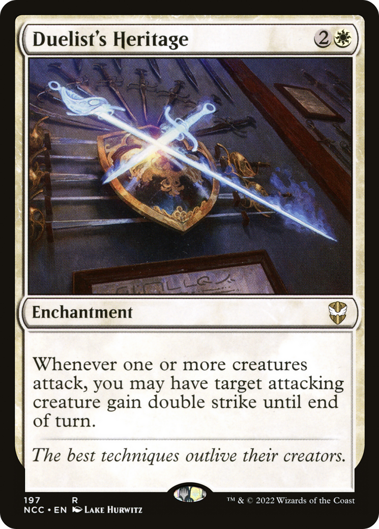 Duelist's Heritage (NCC-197) [New Capenna Commander] MTG Single Wizards of the Coast