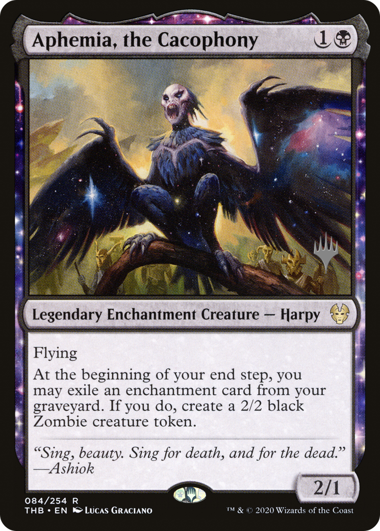 Aphemia, the Cacophony (PPTHB-084) [Theros Beyond Death Promos] MTG Single Wizards of the Coast