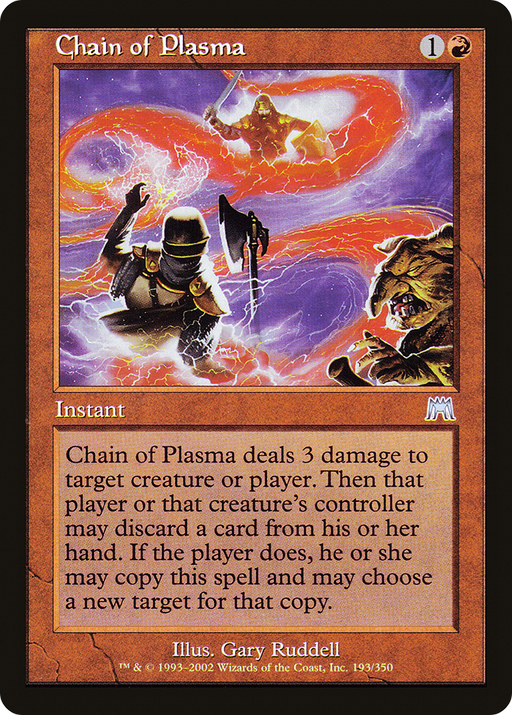 Chain of Plasma (ONS-193) [Onslaught] MTG Single Wizards of the Coast