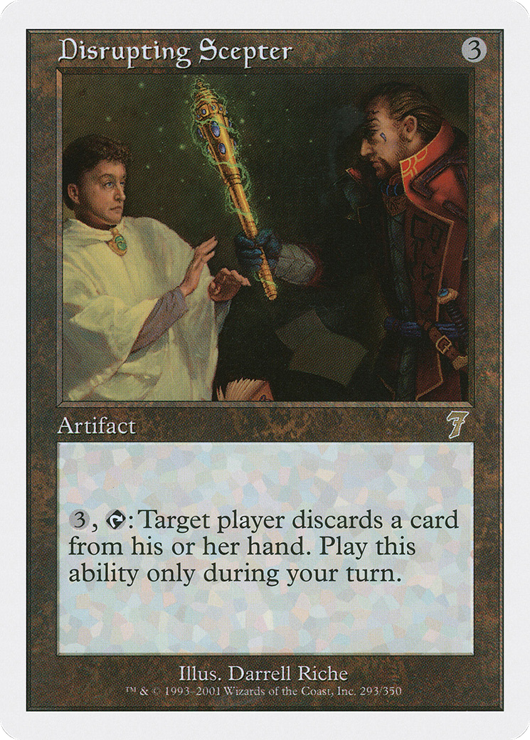 Disrupting Scepter (7ED-293) [7th Edition] Foil MTG Single Wizards of the Coast