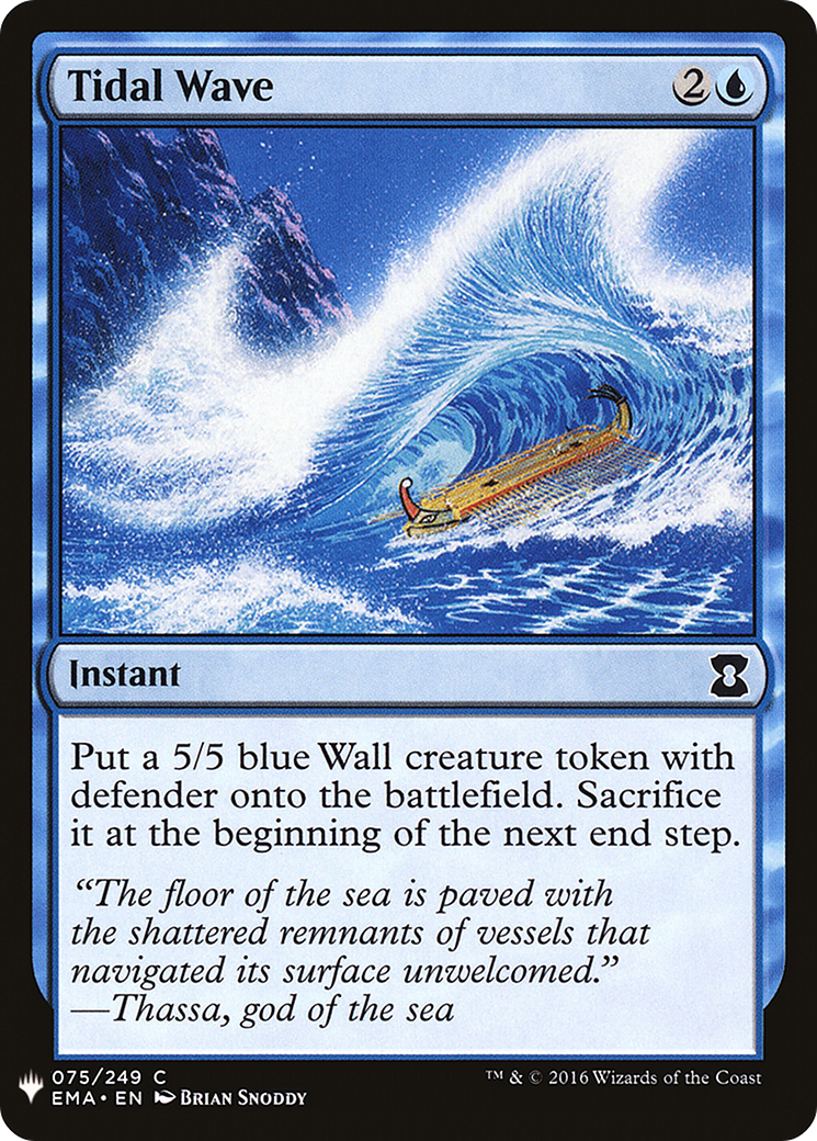Tidal Wave (LIST-EMA-75) [Mystery Booster] The List MTG Single Wizards of the Coast