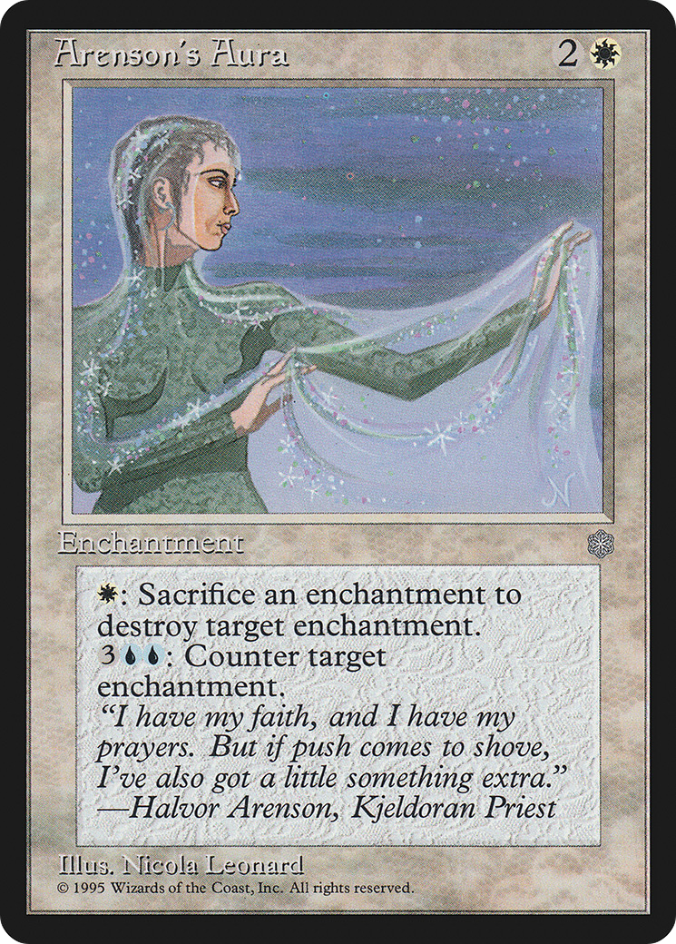 Arenson's Aura (ICE-) [Ice Age] MTG Single Wizards of the Coast