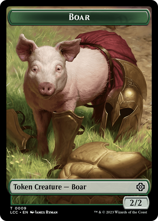 Boar (TLCC-009) [Tokens] The Lost Caverns of Ixalan Commander Tokens MTG Single Wizards of the Coast