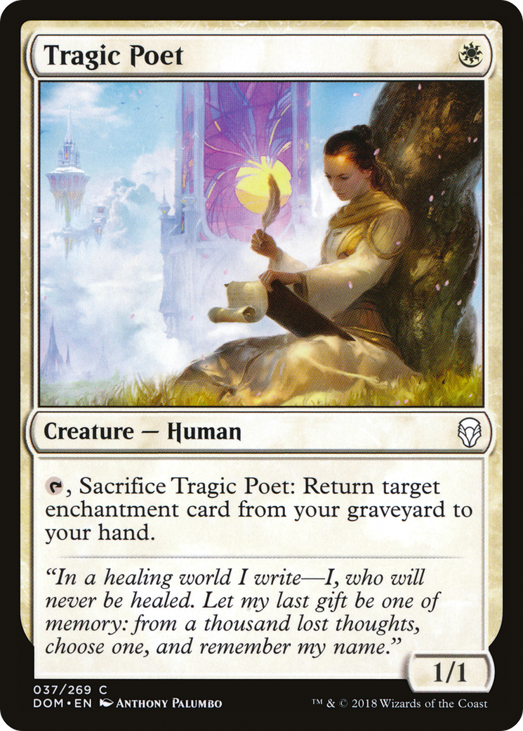 Tragic Poet (DOM-037) [Dominaria] MTG Single Wizards of the Coast
