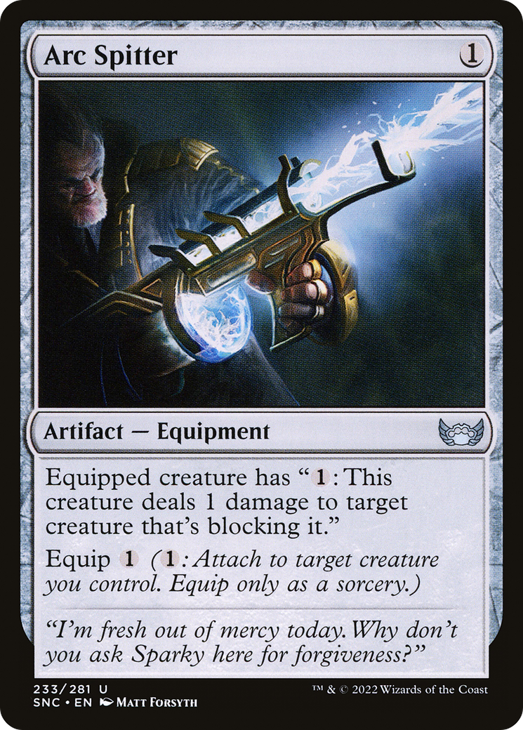 Arc Spitter (SNC-233) [Streets of New Capenna] Foil MTG Single Wizards of the Coast