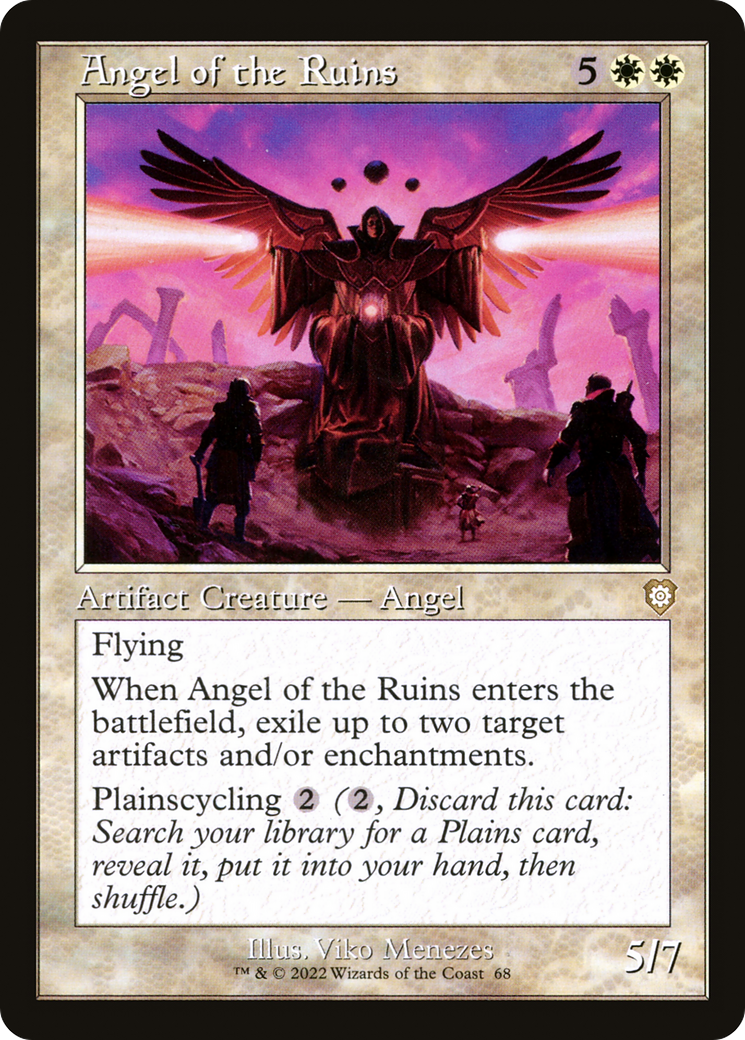 Angel of the Ruins (BRC-068) [The Brothers' War Commander] MTG Single Wizards of the Coast