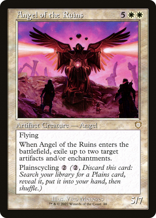 Angel of the Ruins (BRC-068) [The Brothers' War Commander] MTG Single Wizards of the Coast